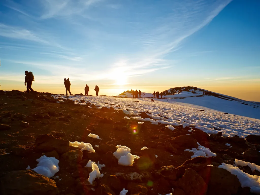 summit of mountain Kilimanjaro
