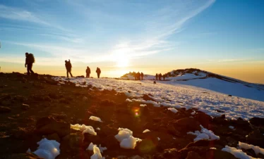 summit of mountain Kilimanjaro