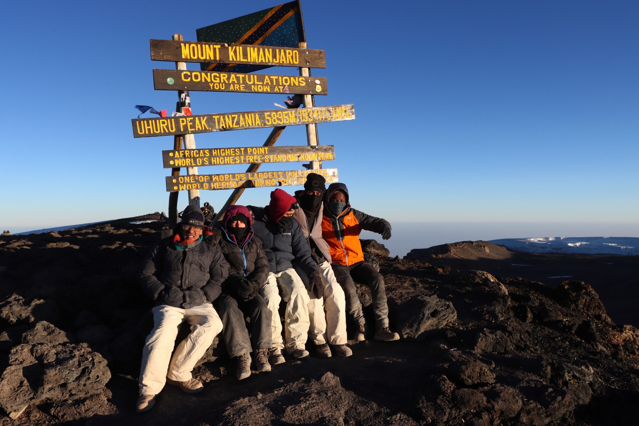 Uhuru peak from one ot the best kilimanjaro climbing safari
