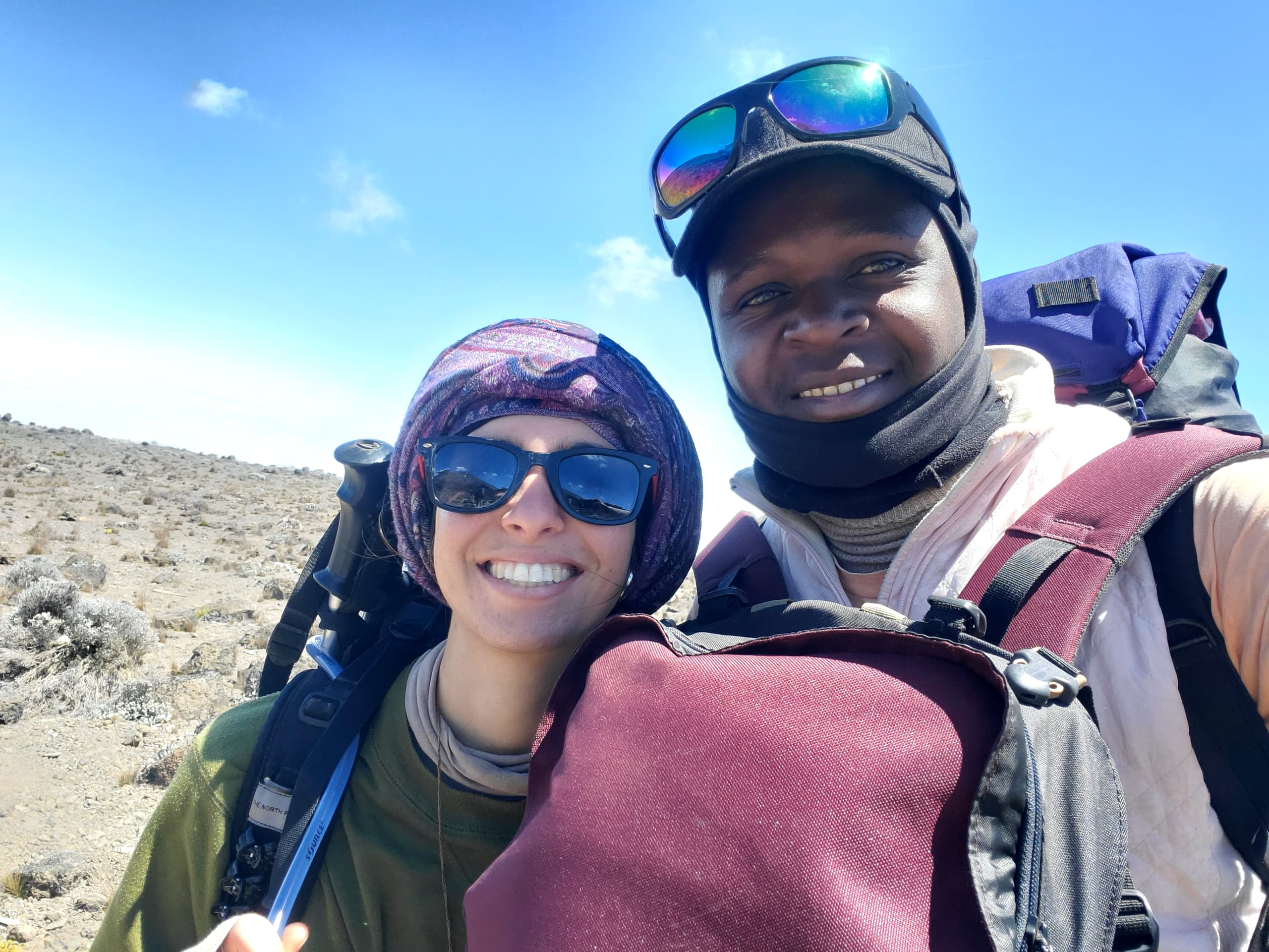 6 days rongai route  Kikelelwa to Mawenzi Tarn Hut scenery